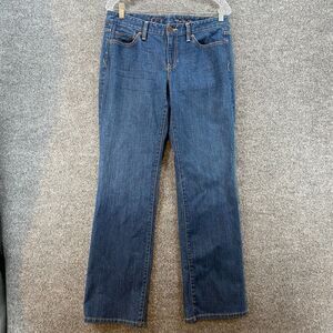 Ann Taylor Loft Jeans Womens 8 Blue Bootcut Mid Rise Stretch Denim Ladies Casual